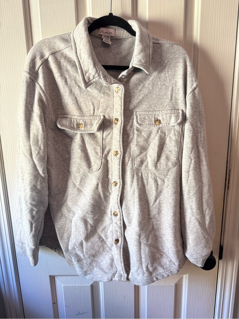 Button down jacket sweater